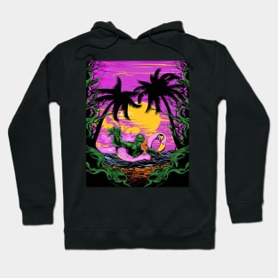 Gill-Man on vacation Hoodie